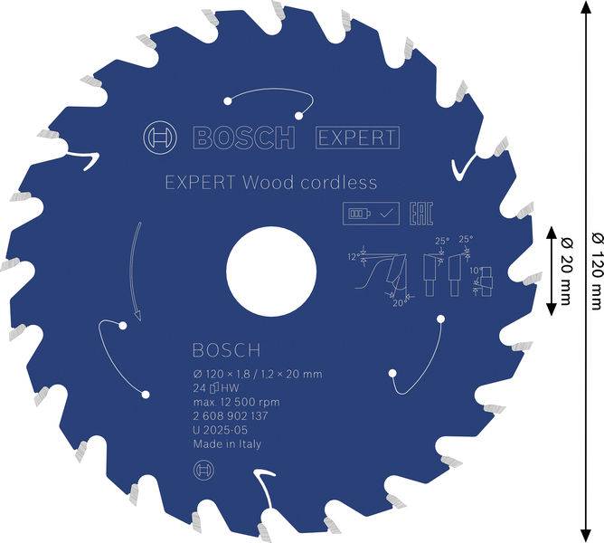 Bosch Accessories 2608902137 2608902137 pílový kotúč Počet zubov (na palec): 24 1 ks-8