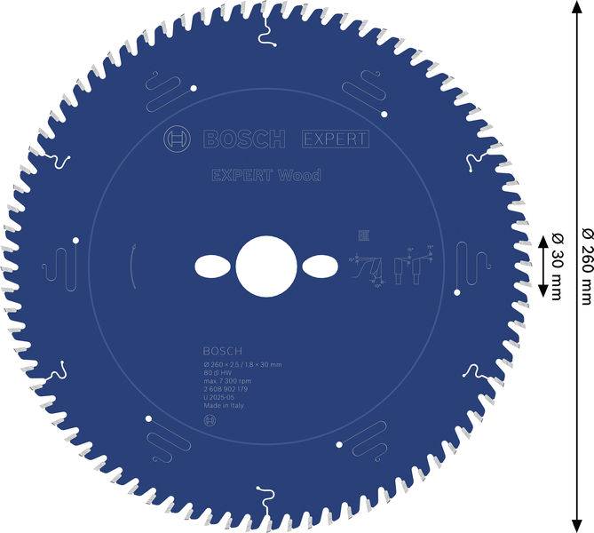 Bosch Accessories 2608902179 2608902179 pílový kotúč Počet zubov (na palec): 80 1 ks-11