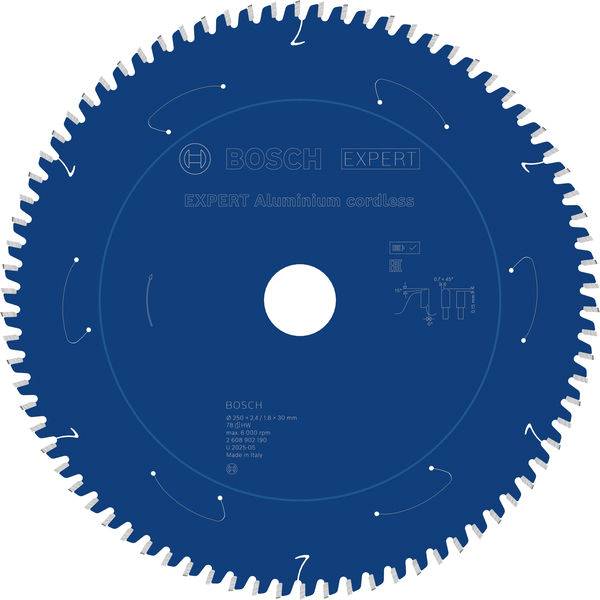 Bosch Accessories 2608902190 2608902190 pílový kotúč Počet zubov (na palec): 78 1 ks-2