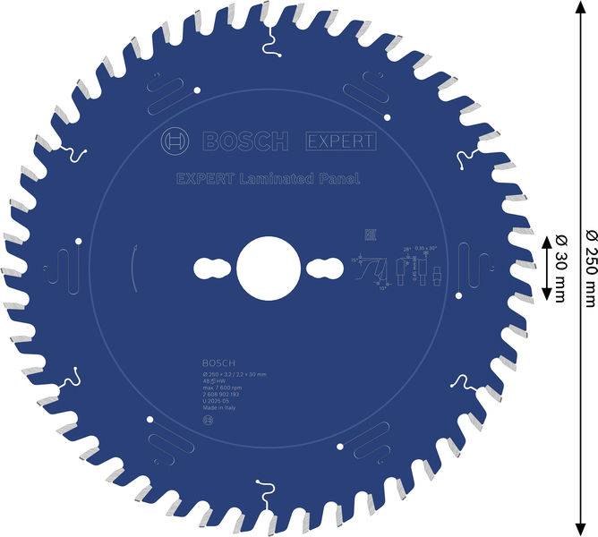 Bosch Accessories 2608902193 2608902193 pílový kotúč Počet zubov (na palec): 48 1 ks-1