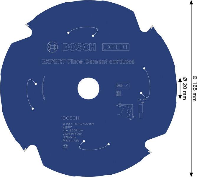 Bosch Accessories 2608902200 2608902200 pílový kotúč Počet zubov (na palec): 4 1 ks-1