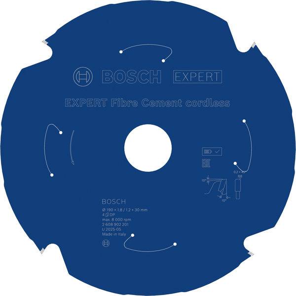 Bosch Accessories 2608902201 2608902201 pílový kotúč Počet zubov (na palec): 4 1 ks-9