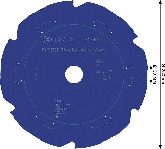 Bosch Accessories 2608902203 2608902203 pílový kotúč Počet zubov (na palec): 6 1 ks-1