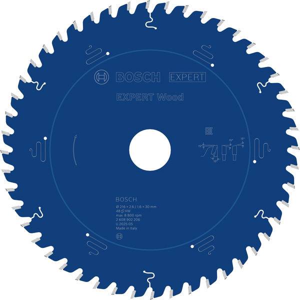 Bosch Accessories 2608902206 2608902206 pílový kotúč Počet zubov (na palec): 48 1 ks-12