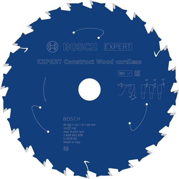 Bosch Accessories 2608902209 2608902209 pílový kotúč Počet zubov (na palec): 24 1 ks-10
