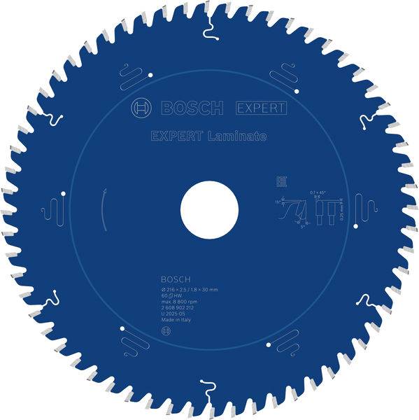 Bosch Accessories 2608902212 2608902212 pílový kotúč Počet zubov (na palec): 60 1 ks-2