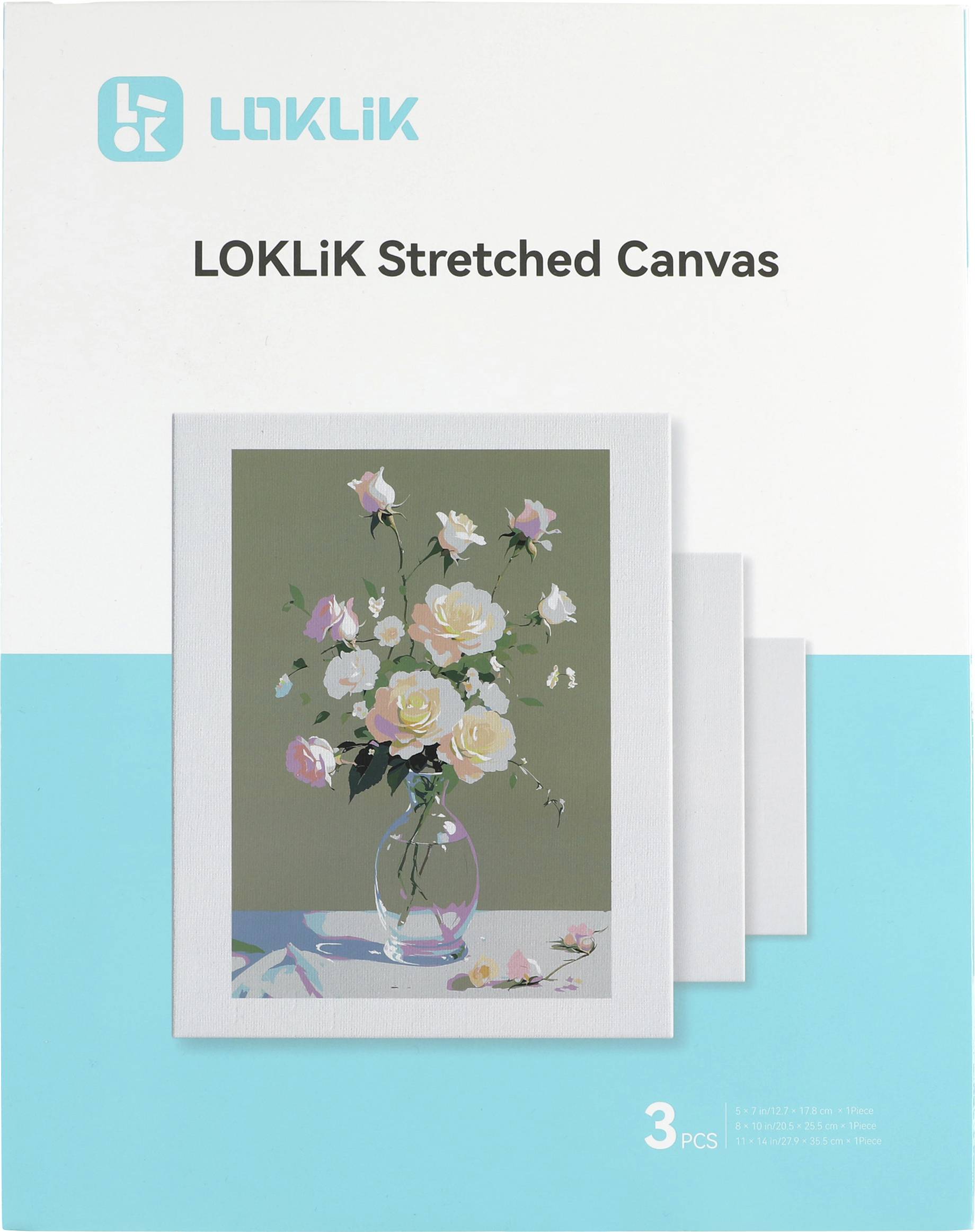 Loklik iPaint™ Stretched Canvas Set Schermo