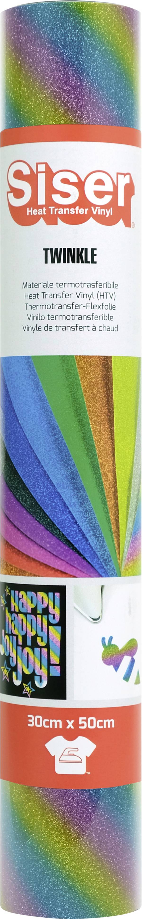 Siser Twinkle rainbow Craft Roll 30x50cm fólie Šírka rezu 30 cm Rainbow