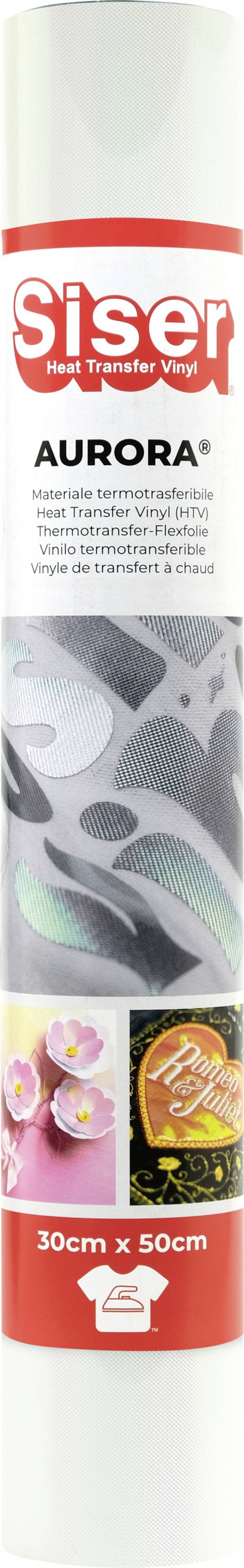 Siser Aurora Flexfolie fólie Šírka rezu 30 cm biela