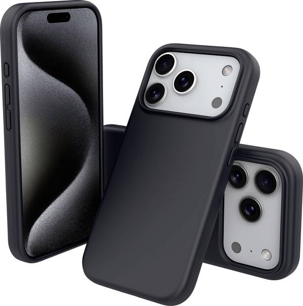 Nevox StyleShell Shock Silikon Case  iPhone 17 Pro čierna
