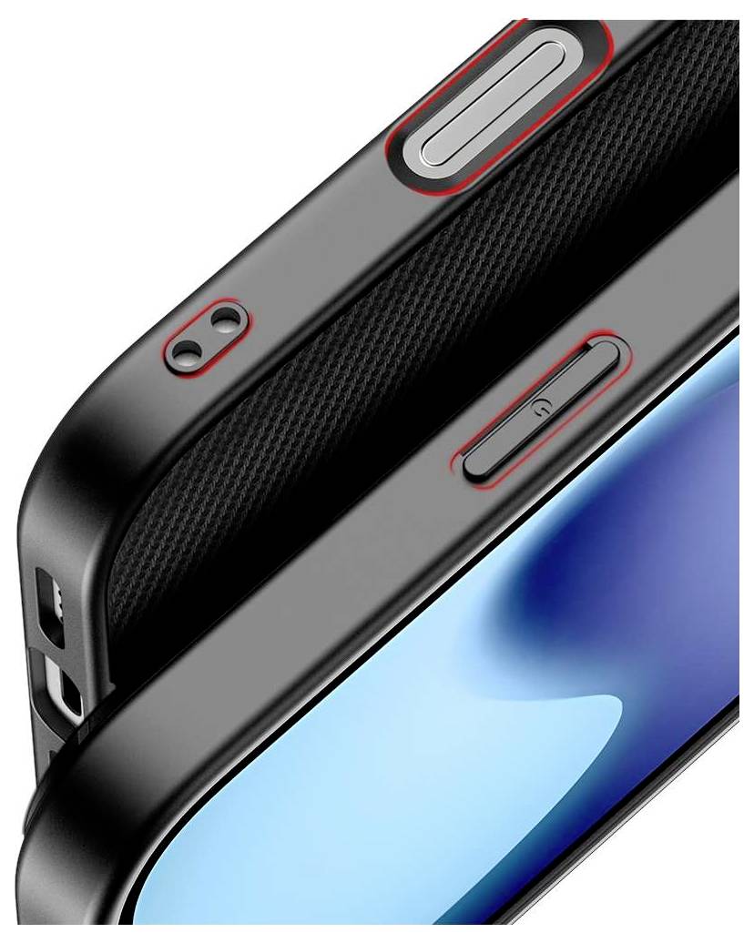 Nevox StyleShell NYLO zadný kryt na mobil Apple iPhone 17 čierna-1