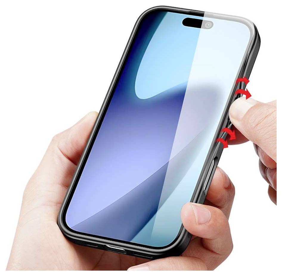 Nevox StyleShell NYLO zadný kryt na mobil Apple iPhone 17 čierna-2