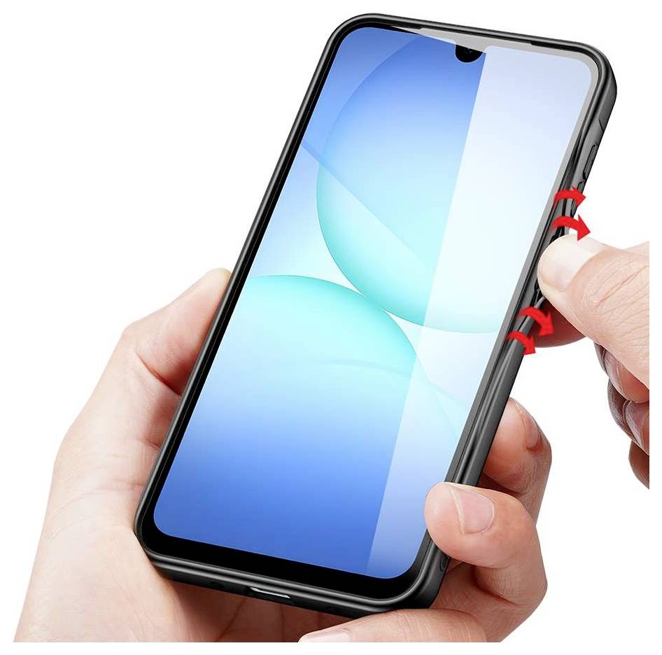 Nevox StyleShell NYLO zadný kryt na mobil Samsung Galaxy A17 5G čierna-2