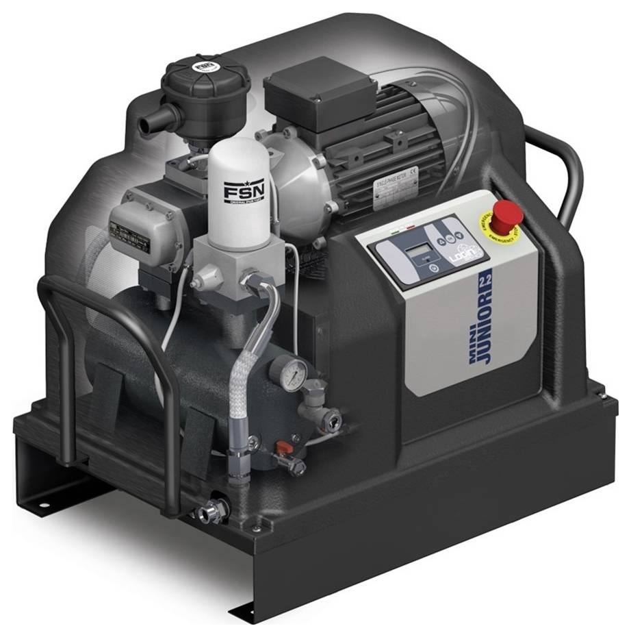 Aerotec pneumatická skrutková báza mini JUNIOR 2,2-08 M / 230 V 8 bar-5
