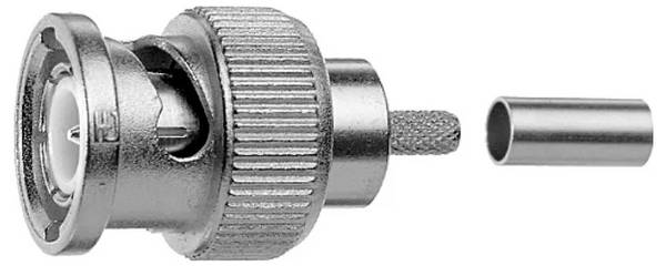 Telegärtner 100027453 100027453 Káblová BNC zástrčka zástrčka 50 Ω 1 ks Piece