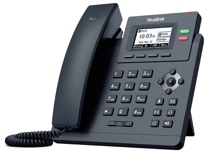 Yealink SIP-T31P systémový telefón, VoIP monochromatické displej sivá-1