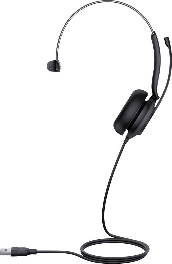 Yealink UH35 Mono UC Headset otvorená (On Ear) káblové, 1308138, mono, čierna, Redukcia šumu mikrofónu