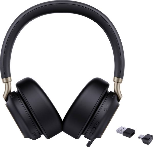 Yealink BH 76 Plus UC Black Headset otvorená (On Ear) Bluetooth, 1208708, čierna, Potlačenie hluku