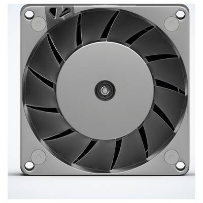 EBM Papst DF80,12V PWM & /220.000 rpm diagonálny ventilátor, 12 V/DC, 234 m³/h, (d x š x v) 80 x 80 x 80 mm, 8315100425-1