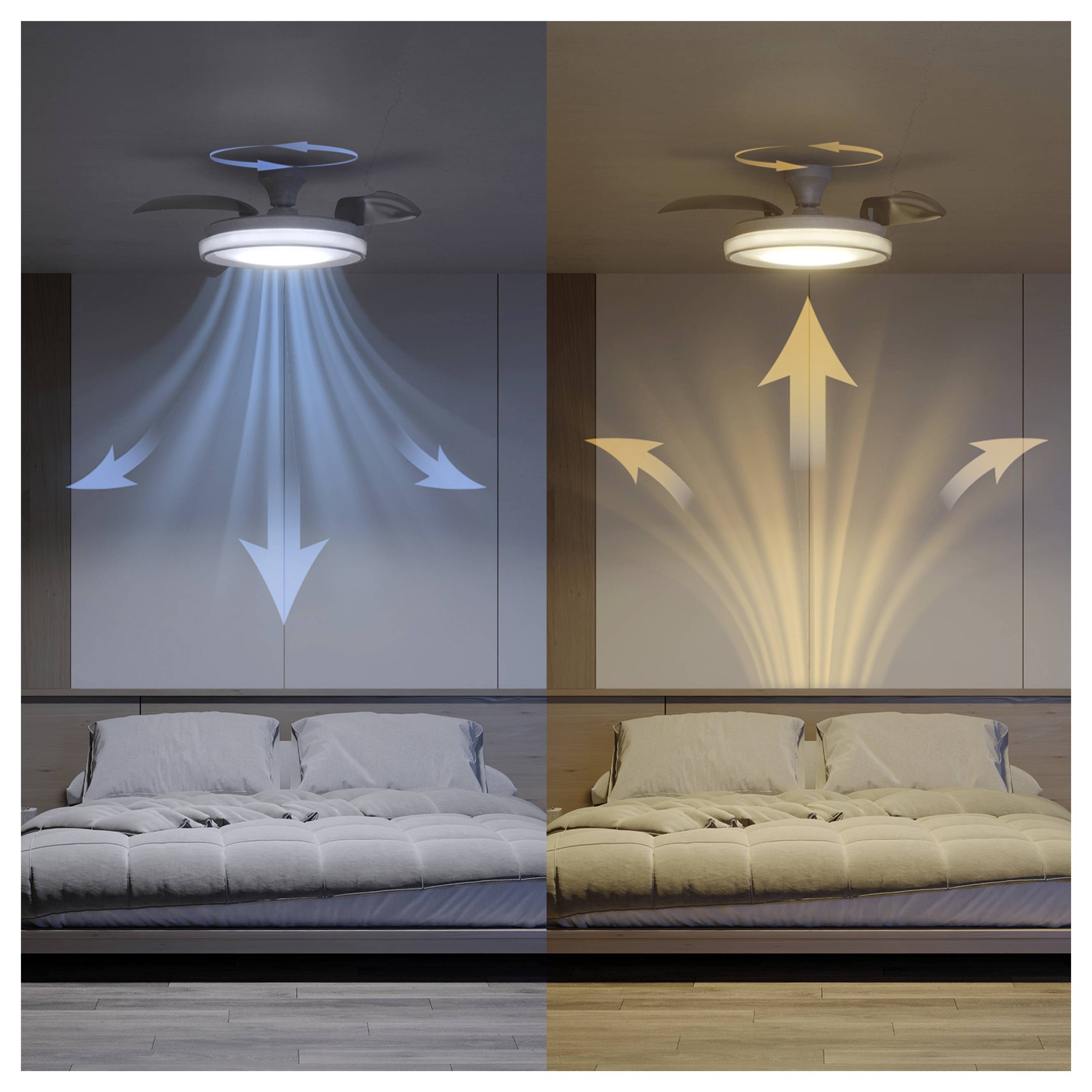 Philips LED Bliss stropný ventilátor, 28 W, 8721103096029-4