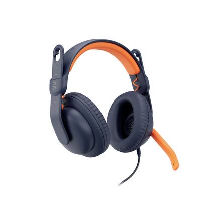 Logitech LOGI Zone Learn - CLASSIC BLUE - WW-9006 slúchadlá otvorená (On Ear 981-001383, modrá, oranžová-0
