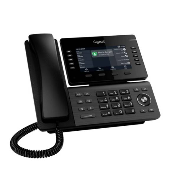 Gigaset GIGASET P855BW IP PRO IP Tischtelefon šnúrový telefón, VoIP   čierna