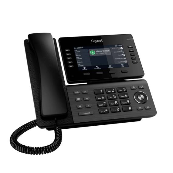 Gigaset GIGASET P855BW IP PRO IP Tischtelefon šnúrový telefón, VoIP čierna-0