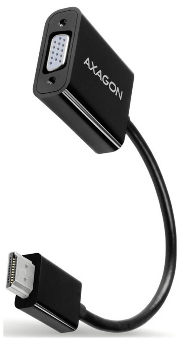 AXAGON RVH-VGN HDMI / VGA adaptér [1x HDMI zástrčka - 1x VGA zásuvka]   15 cm