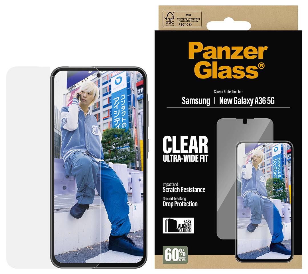 PanzerGlass ochranné sklo na displej smartfónu Samsung Galaxy A37 1 ks PG75133-1