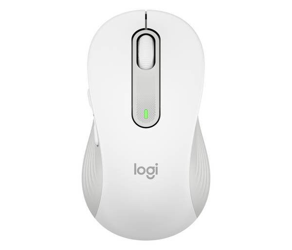 Logitech Signature M650 L optická myš, prenos bezdrôtový, 5 tlačidlo, 4000 dpi, biela