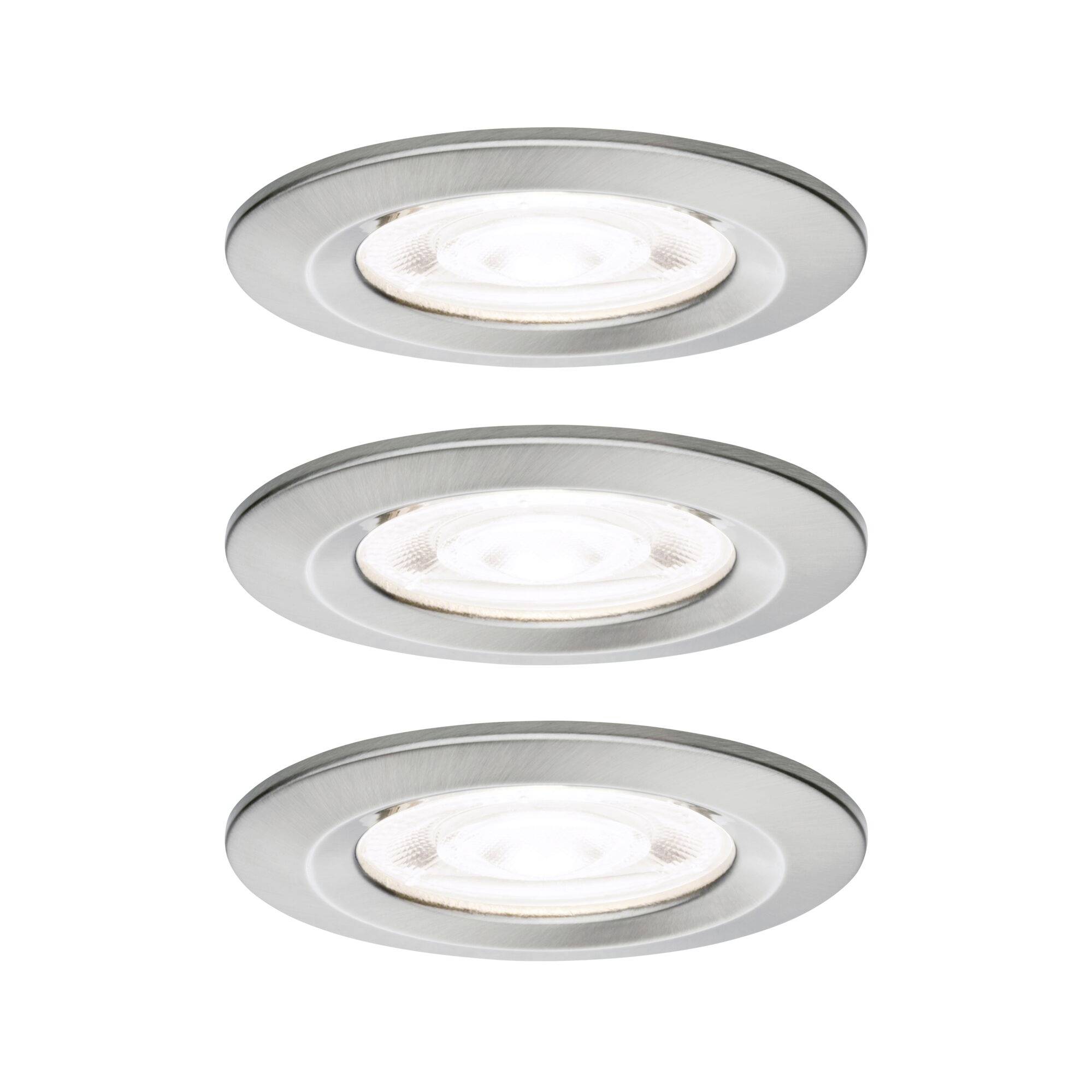 Paulmann 92338 Nova LED-inbouwlamp GU10 4.9 W IJzer (geborsteld)