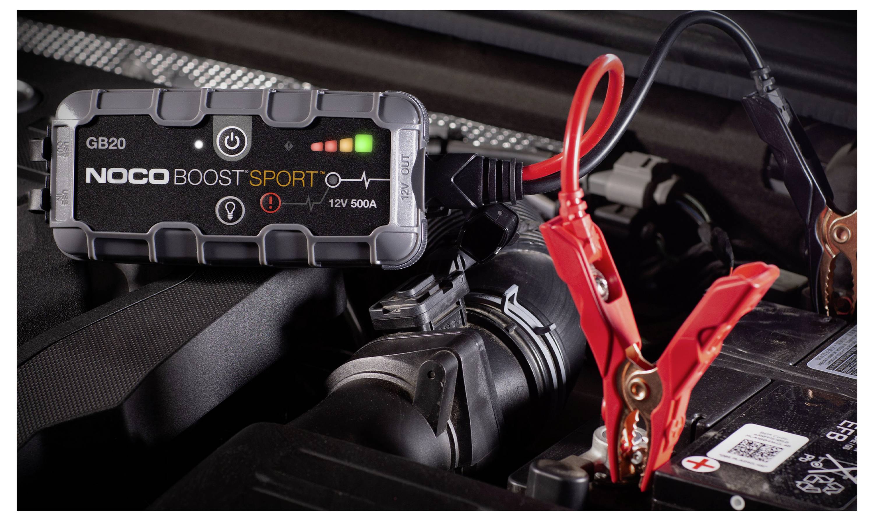 NOCO Štartovací zdroj/Booster GB20 Boost 12V 500A, GB20, max. startovací proud 500 A, pracovné osvetlenie-2