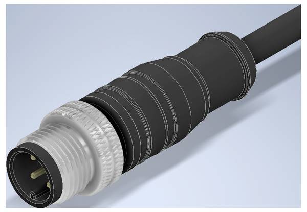 W & P Products 882-5-05-1100-3-0500-0-217 upravený zástrčkový konektor pre senzory - aktory, 94554, piny: 5, 500 cm, 1 ks
