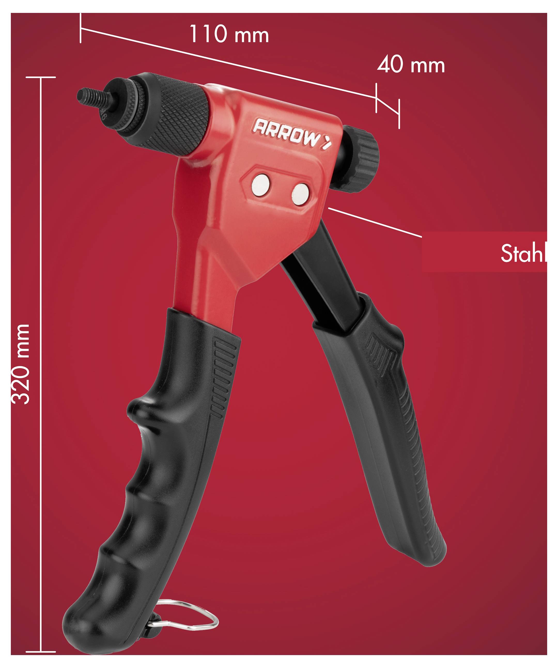 Arrow Tool Group 401346 Nitovacie kliešte-5