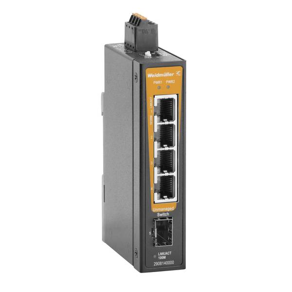 Weidmüller IE-SW-BLB-05-4TX-1FESFP sieťový switch  10 / 100 MBit/s