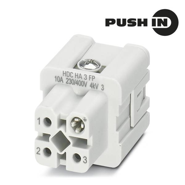 Weidm&uuml;ller 2985550000 Contactinzetstuk RockStar HDC HA 3 Push-In met bedieningselement 1 stuk(s)