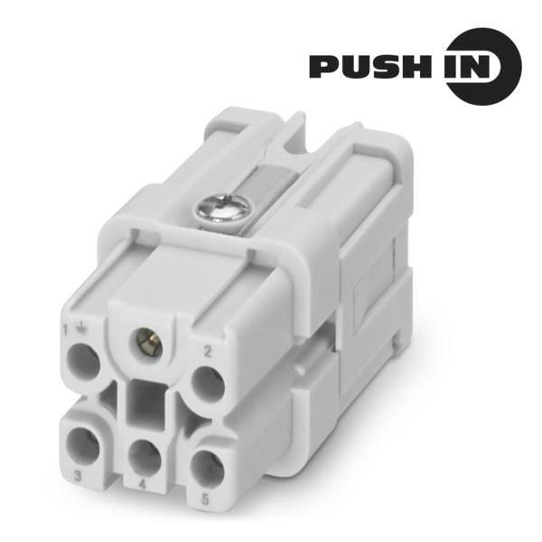 Weidm&uuml;ller 3023890000 Contactinzetstuk RockStar HDC HQ 5 Push-In met bedieningselement 1 stuk(s)