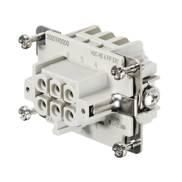 Weidm&uuml;ller 3001190000 Contactinzetstuk RockStar HDC HE 6 Steekklem 1 stuk(s)