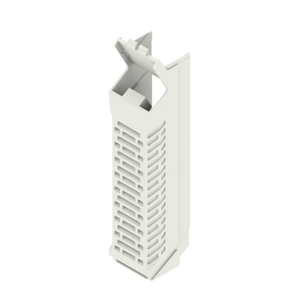Weidm&uuml;ller CH20M22 S PSCSC LGY 2018 1432860000 Zijkantelement Gesloten, Voor DIN-rail montage (l x b) 105.5 mm x 22.5 mm Kunststof Grijs 10 stuk(s)