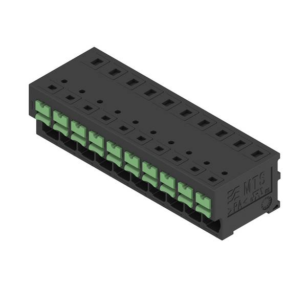 Weidmüller 2913680000 PCB terminál 4 mm² Pólov 10 čierna 10 ks Tube-0