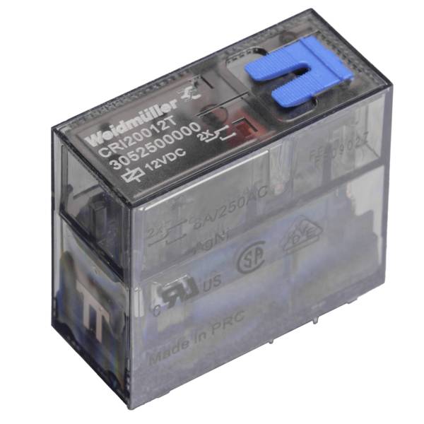 Weidmüller CRI10048T Miniatúrne priemyselné relé, 48 V/DC, 16 A, 1 prepínací, 10 ks-0