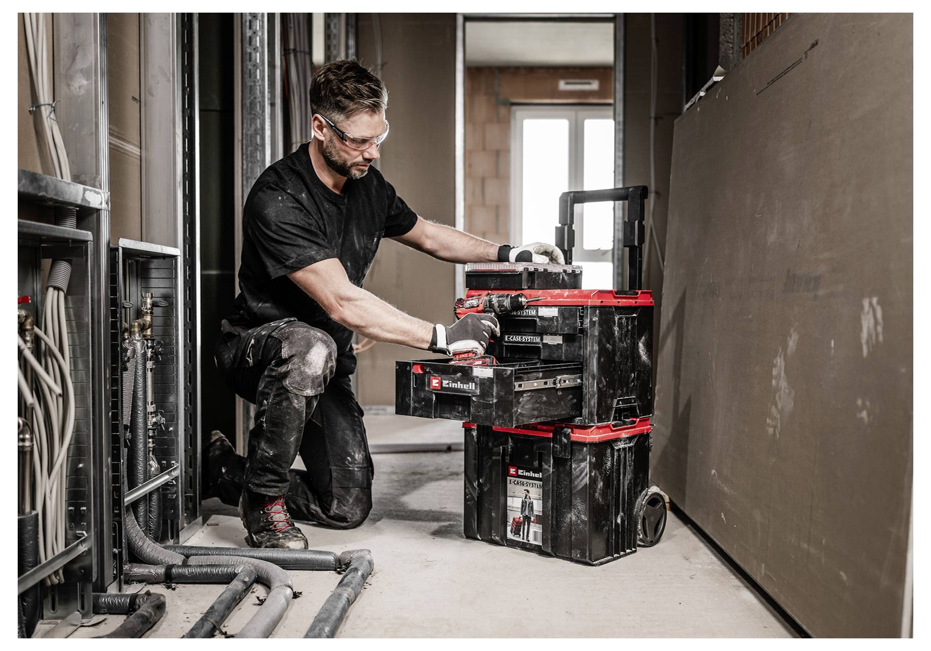 Einhell E-Case kufrík na súčiastky (d x š x v) 441 x 335 x 343 mm-4