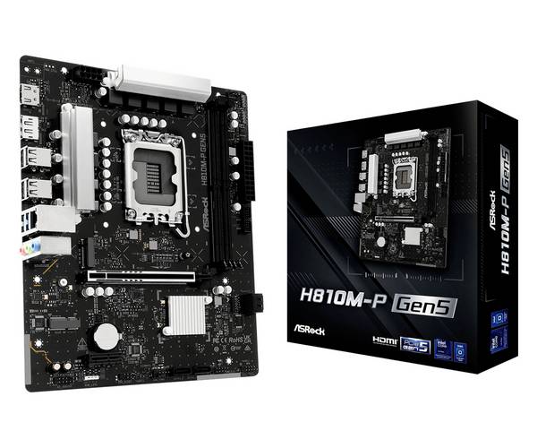 ASRock H810M-P Gen5 1851 mAT Základná doska Socket Intel® 1851 Tvarový faktor ATX