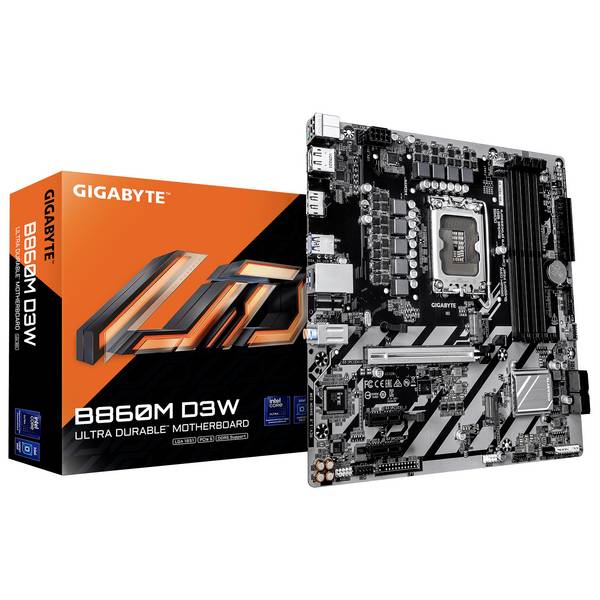 Gigabyte B860M D3W Základná doska Socket Intel® 1851 Tvarový faktor ATX