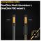 Grafika kompatibility produktu s OneClick Shaft Aluminium L a OneClick FSC wood L, s rovnakými oranžovými klikacími a vymeniteľnými rukoväťami a číslami modelov 1080547 a 1080694.