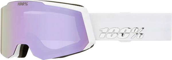 100percent 100percent SNOW - SNOWCRAFT S Goggle Whi 51009-00003 športové okuliare  biela