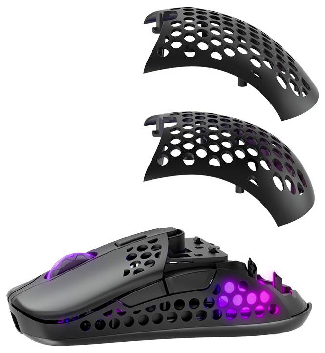 Cherry XTRFY M42 Wireless RGB optická myš, prenos bezdrôtový, 19000 dpi, biela-10