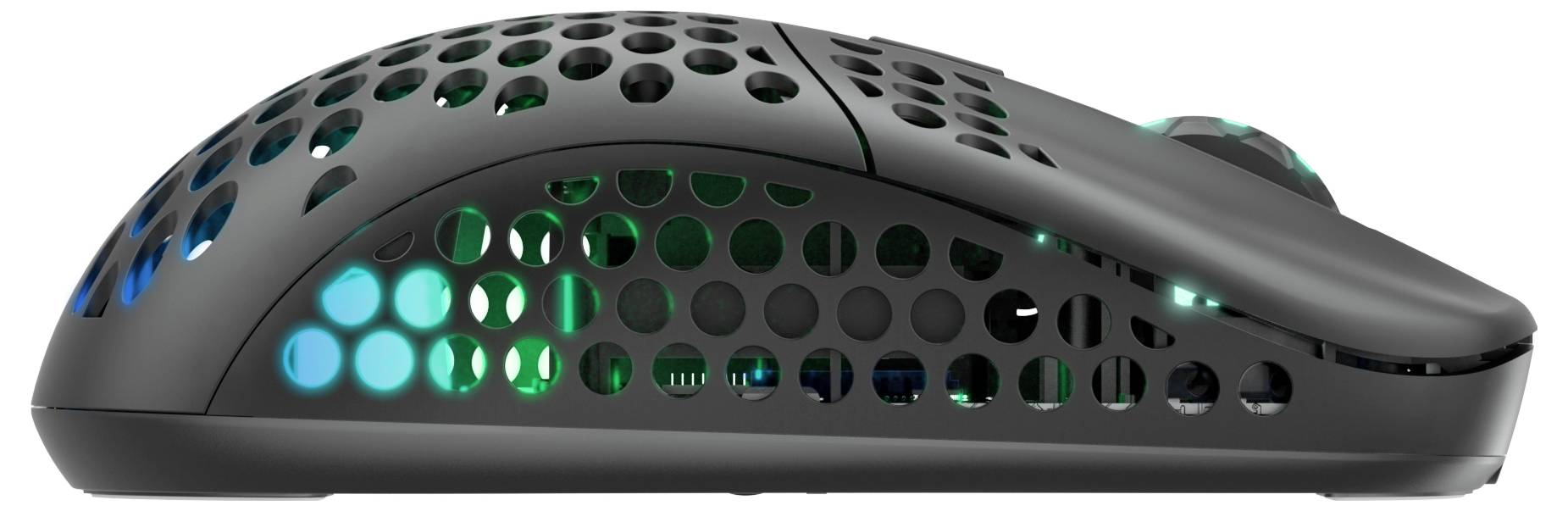 Cherry XTRFY M42 Wireless RGB optická myš, prenos bezdrôtový, 19000 dpi, biela-19