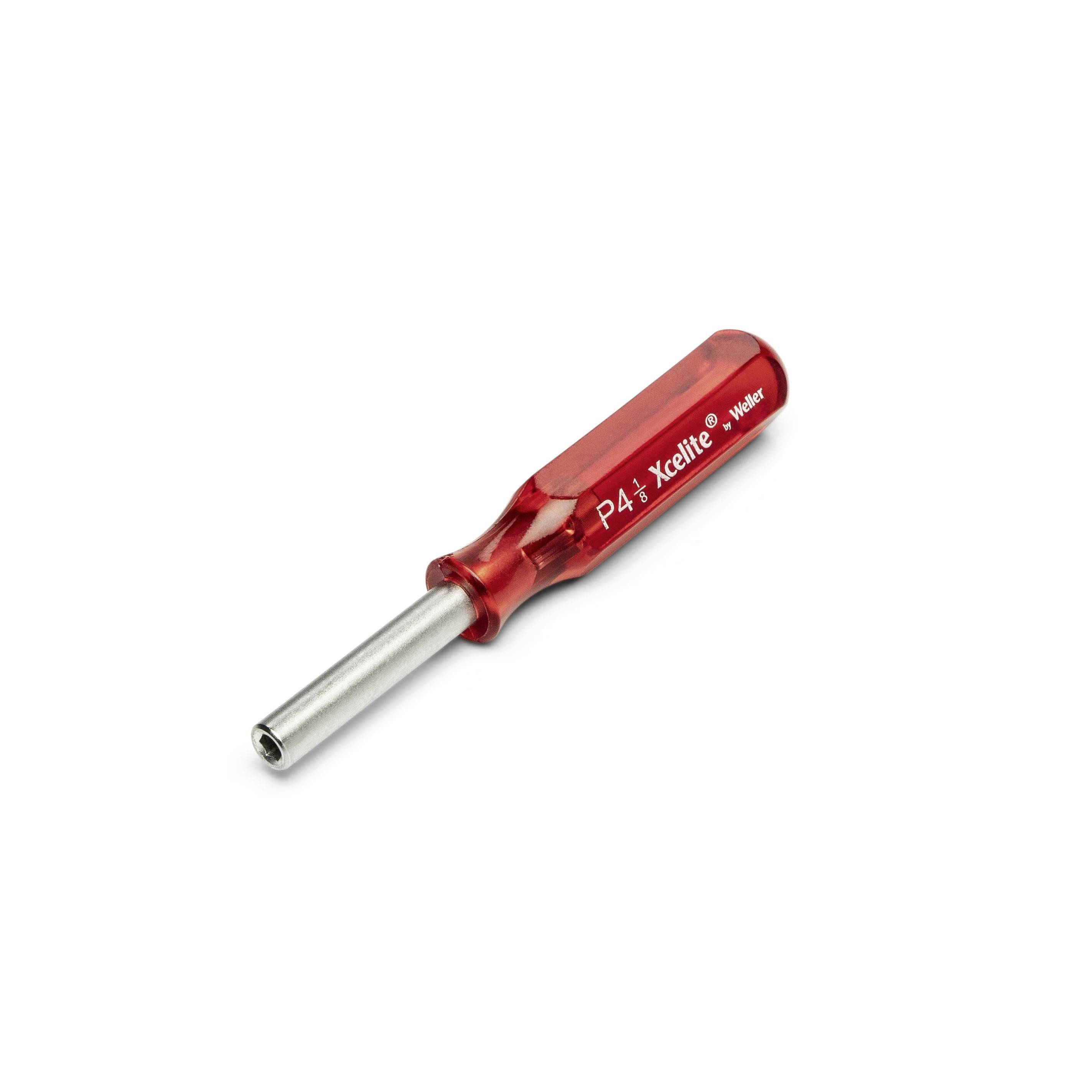 Weller Xcelite nástrčný kľúč Veľkosť kľúča: 3.2 mm Dĺžka kľúča (palce): 1/8 palca Dĺžka drieku: 31.8 mm-0