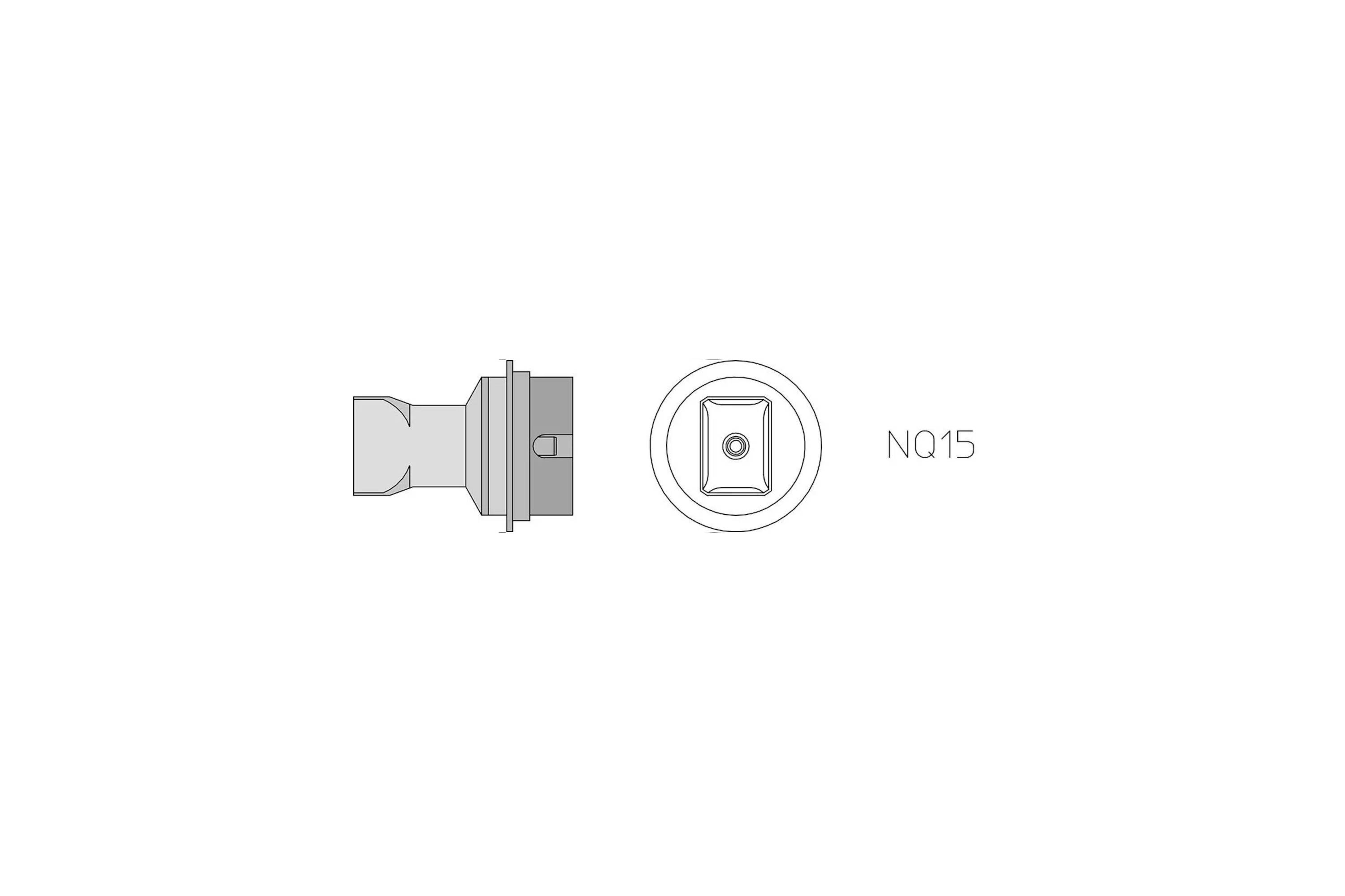 Weller NQ15 HEISSGASD&Uuml;SE 14,5X10,0 Hetelucht mondstuk Inhoud: 1 stuk(s)
